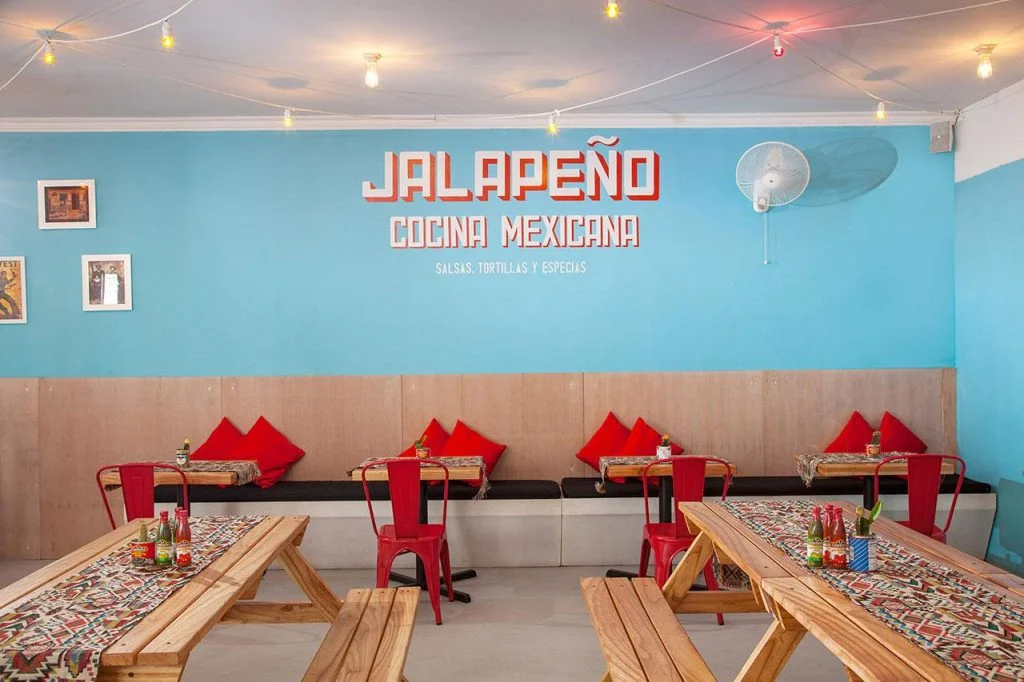 The interior of Jalapeño restaurant Sanur