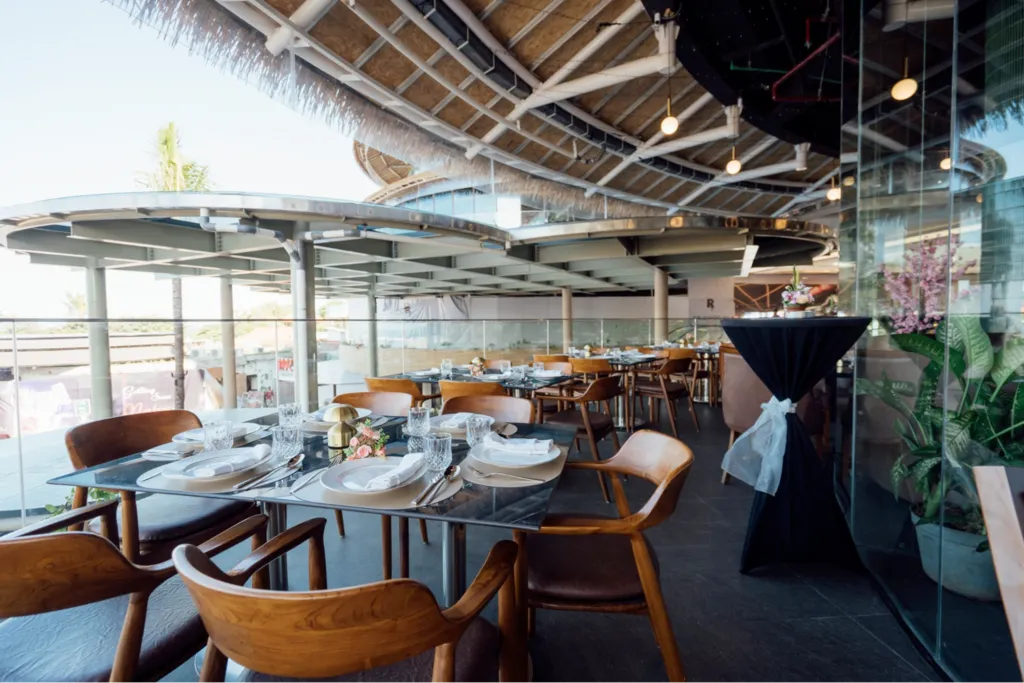 Sanur's Blossom Steakhouse dining area