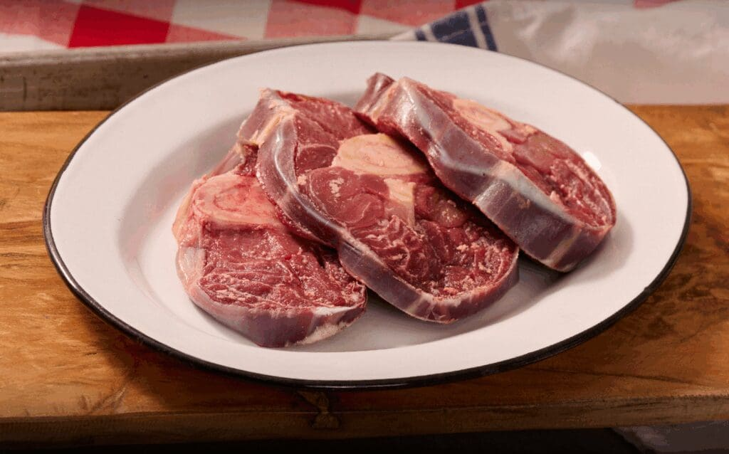 Steaks on a plate
