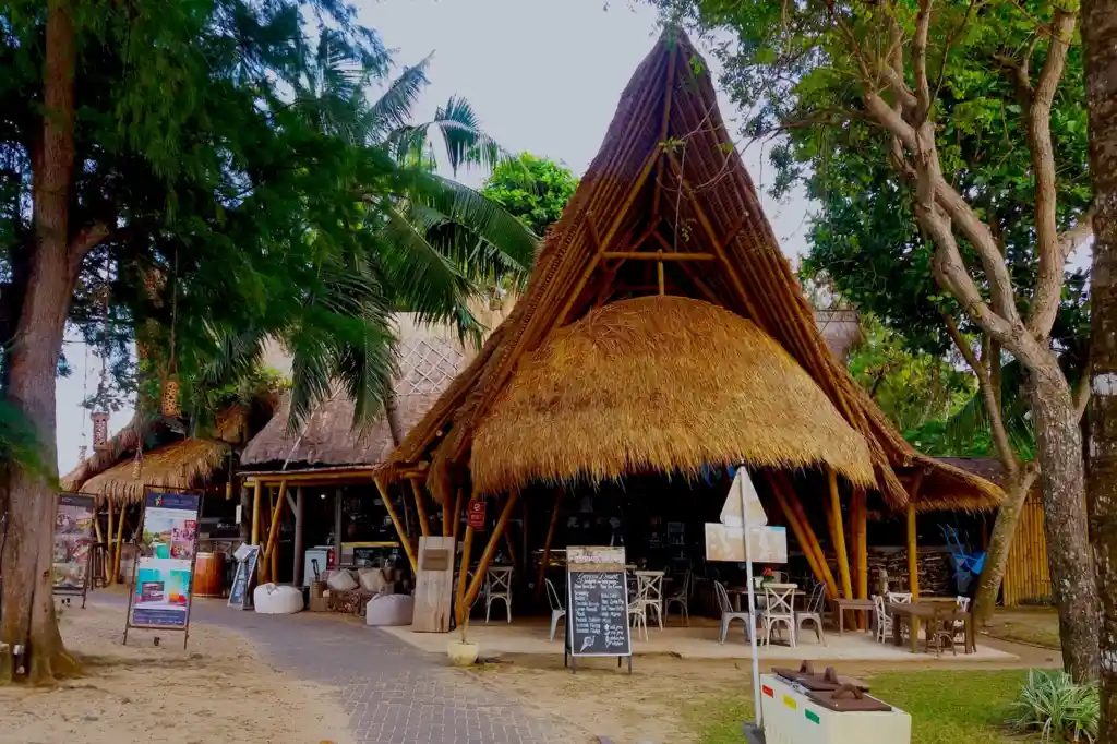 The exterior of Genius Cafe in Sanur