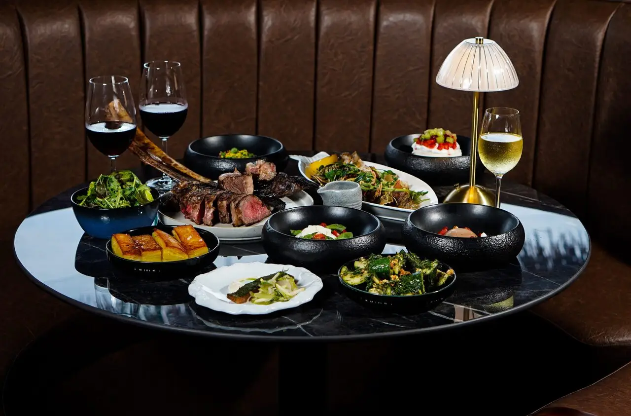 The food from Blossom Steakhouse in Sanur, Bali.