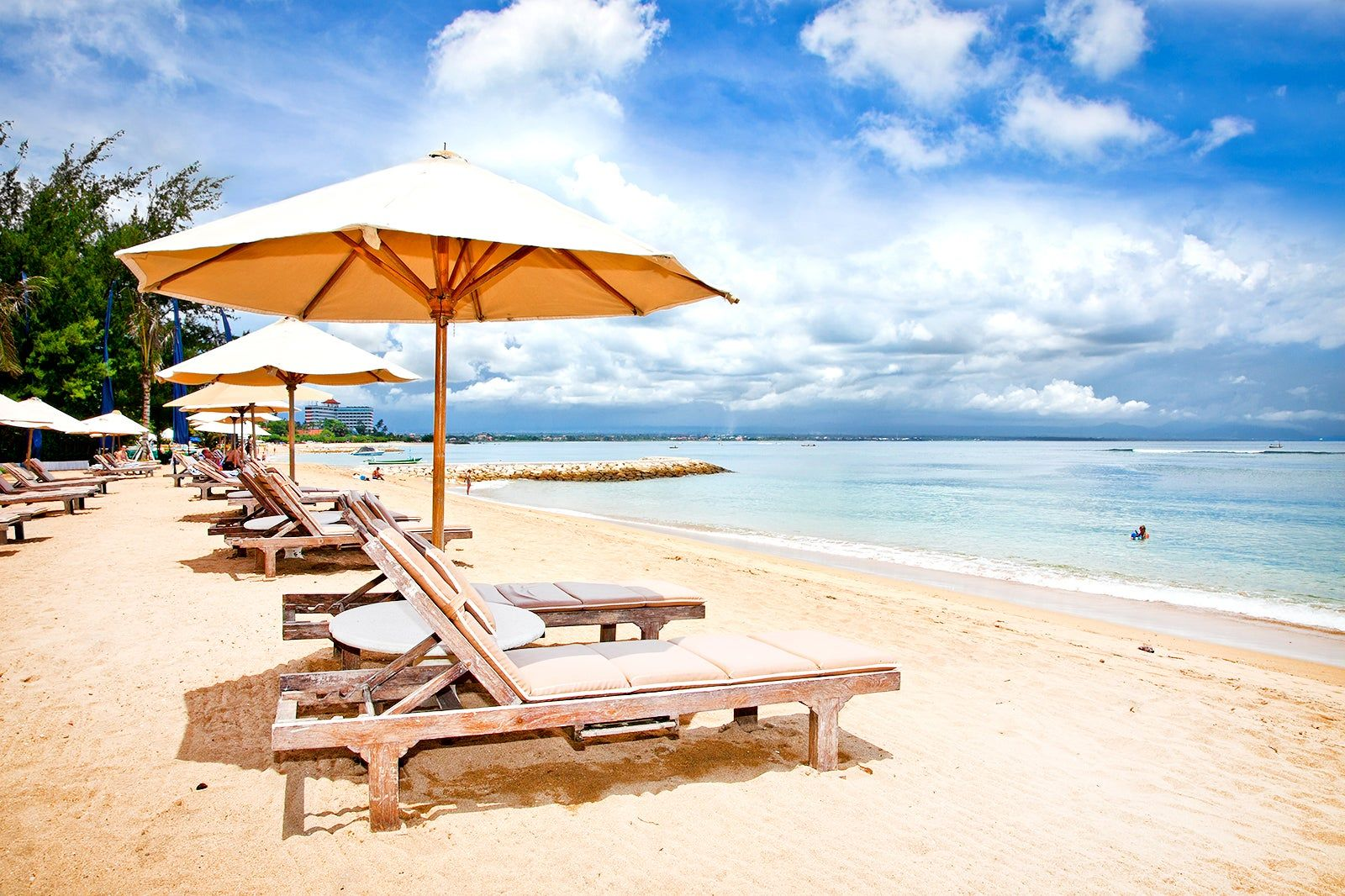 The beach of Sanur, Bali